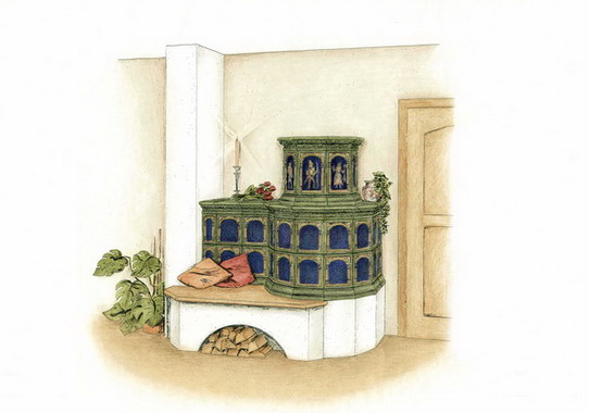 kachlová kamna, kamnářství, sporáky, krby, pece